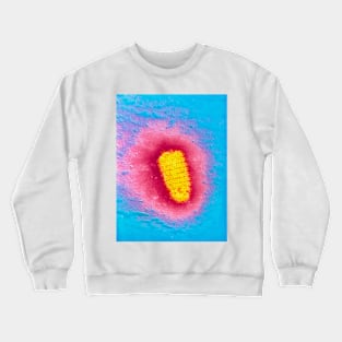 TEM of rabies virus (M050/0056) Crewneck Sweatshirt